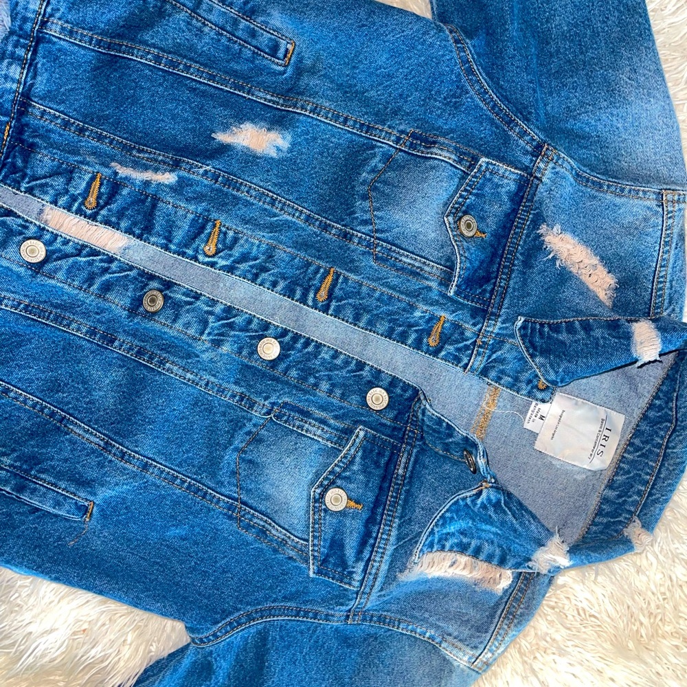 Distressed Jean Jacket